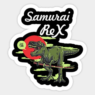 Samurai Rex Funny Sticker